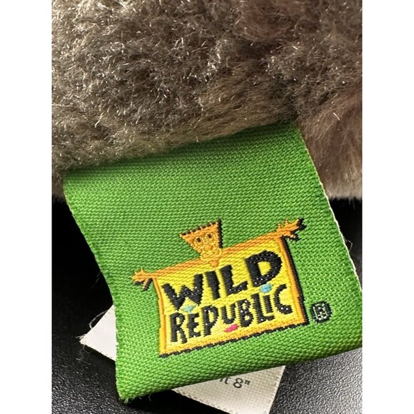 K&M Wild Republic African Gray Elephant 8" Bean Bag Plush Stuffed Animal - Picture 6 of 11